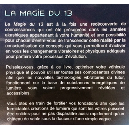 La Magie du 13 ou la réalité transcendée