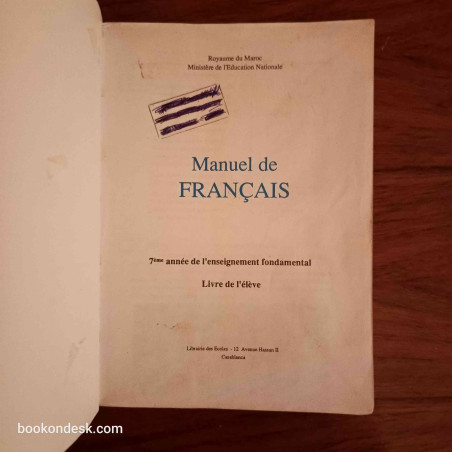 Manuel de Français - 7ème année fondamentale