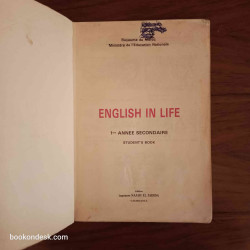 English in Life - Student's Book 1ère Année Seconadire
