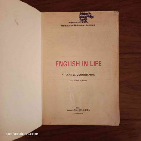 English in Life - Student's Book 1ère Année Seconadire