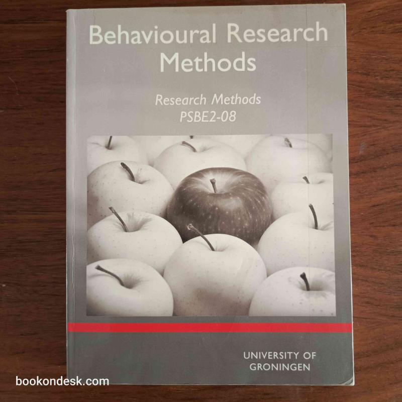 Behavioural Research Methods - Research Methods PSBE2-08