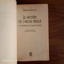 Le mystère de l'arche perdue Graham Hancock