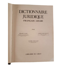 Dictionnaire Juridique Français-Arabe