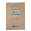 Ways and Means - Classes de Terminales