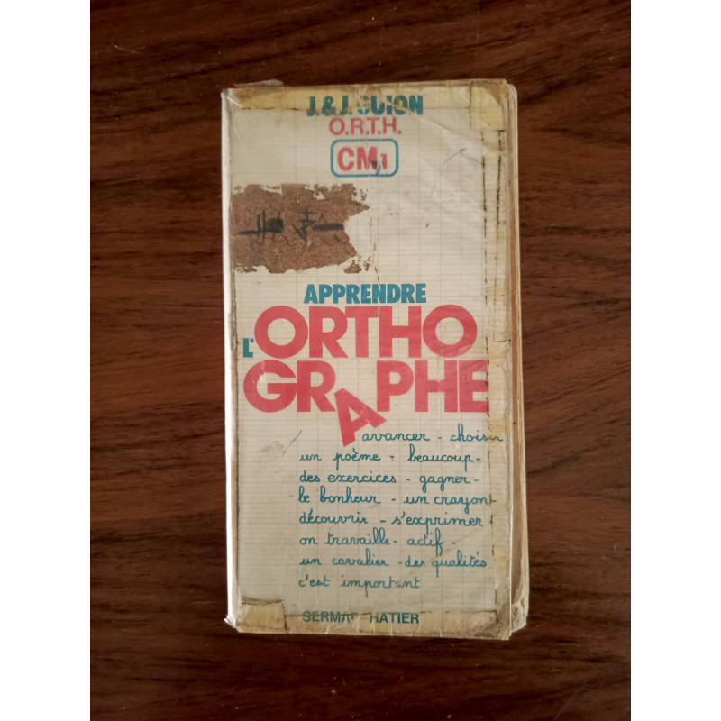Apprendre l'orthographe CM1