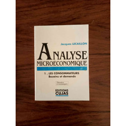 Analyse microéconomique (1/3)
