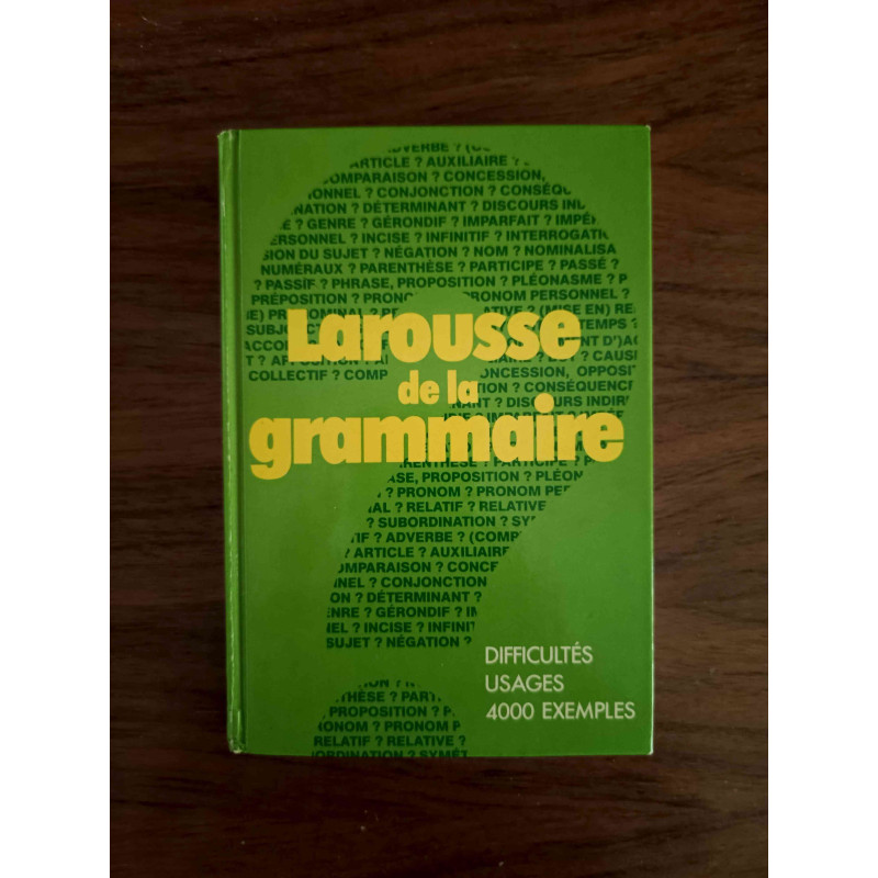 Larousse de la grammaire