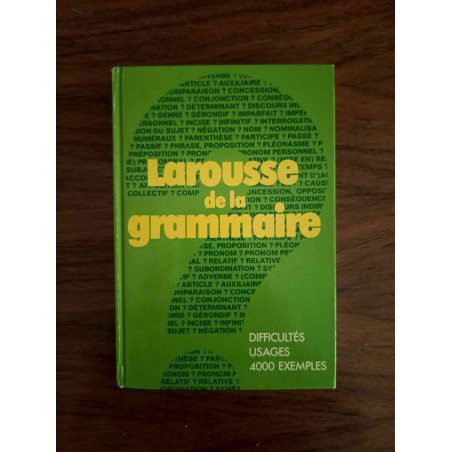 Larousse de la grammaire