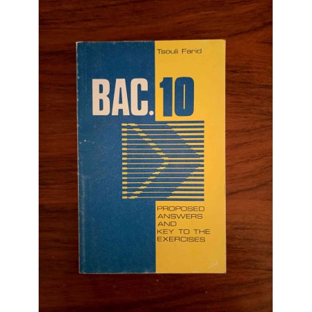 BAC. 10 - Proposed answers and key to the exercises
