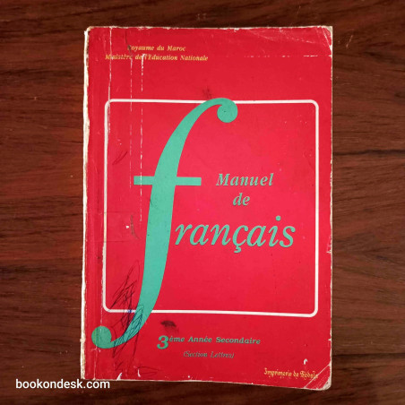 Manuel de Français 3ème Année Secondaire (Section Lettres)