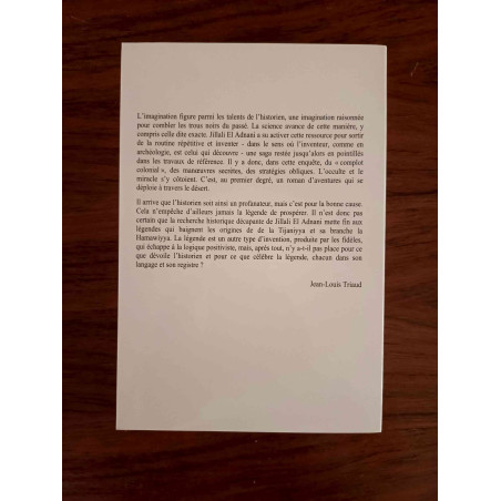 Entre Maghreb et Afrique Subsaharienne - Les origines de la Tijâniyya et de la Hamawiyya (1781-1909)
