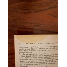 Voyage aux confins de la science